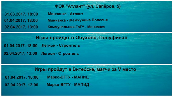 афиша 31марта